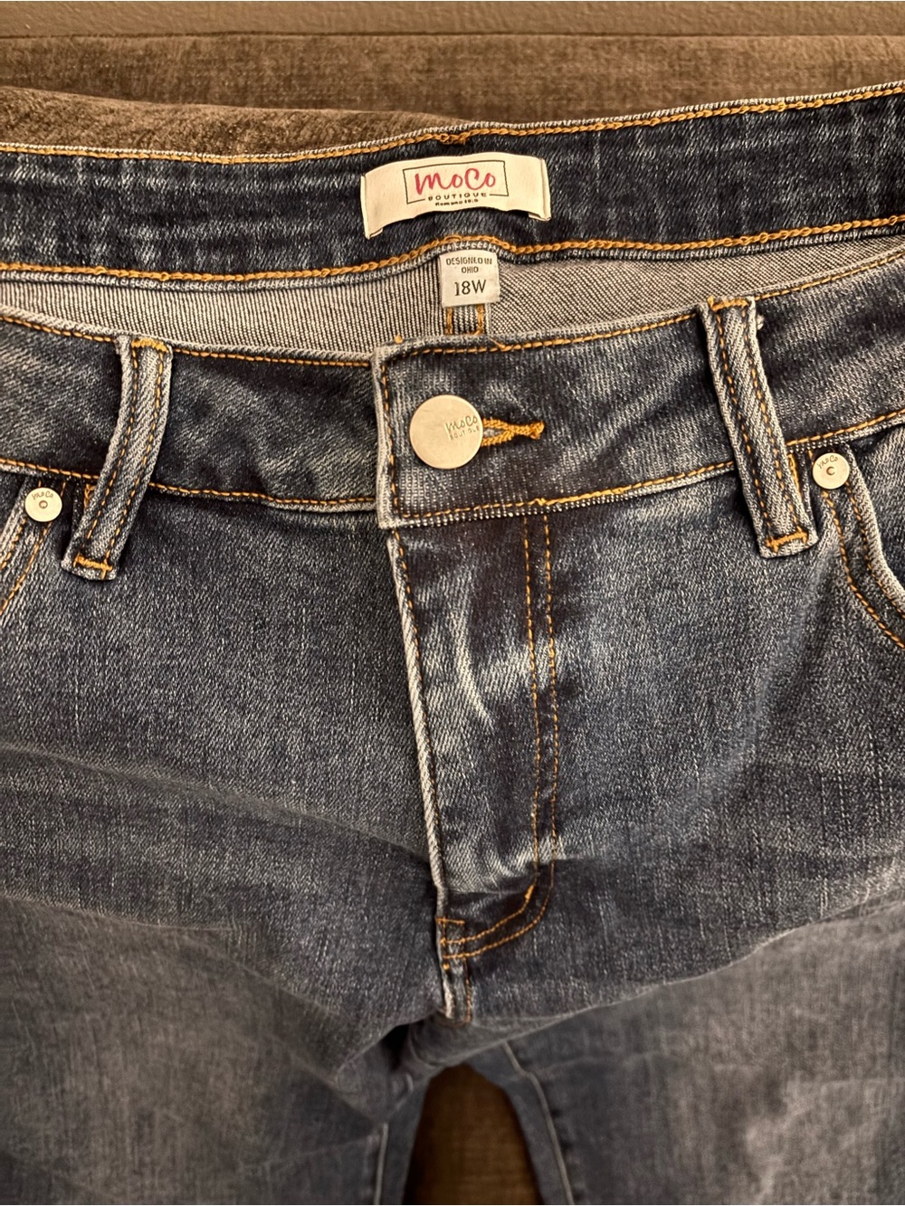 Judy Blue by MoCo Boutique Tummy Control stretch Dark Wash “mom” jeans.